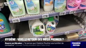 Produits d'hygiène: une proposition de loi pourrait permettre le retour des "méga-promos"