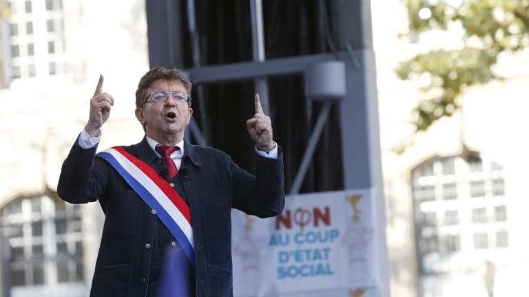 Jean-Luc Mélenchon place de la République samedi 23 septembre 2017