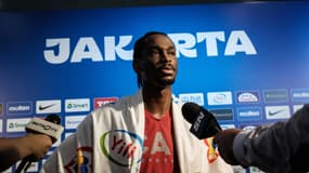 Shai Gilgeous Alexander, le 23 août, deux jours avant le début de la Coupe du monde contre la France.