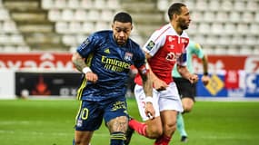 Memphis Depay contre Reims, le 12 mars 2021