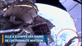 Des astronautes de l’ISS perdent une couverture dans l’espace