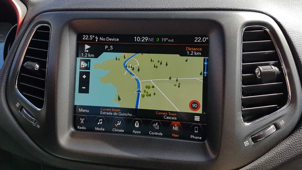 L'écran tactile 7 pouces du Jeep Compass L'écran tactile 7 pouces du Jeep Compass