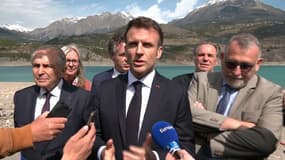 Emmanuel Macron à Savines-le-Lac