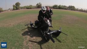 La police de Dubaï teste sa nouvelle moto volante