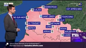 Météo Nord-Pas-de-Calais: des averses et du vent ce mercredi, jusqu'à 11°C à Calais 