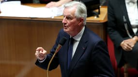 Michel Barnier à l'Assemblée nationale le 15 octobre 2024 