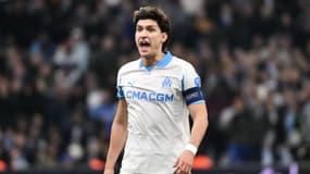 Leonardo Balerdi lors de Marseille-Newcastle, le 25 novembre 2025.