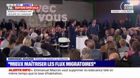 Emmanuel Macron: "On ne luttera pas contre l'immigration clandestine par l'inhumanité"