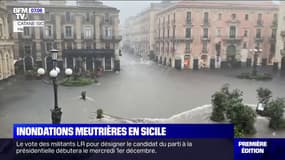 Les images des importantes inondations qui ont frappé la Sicile