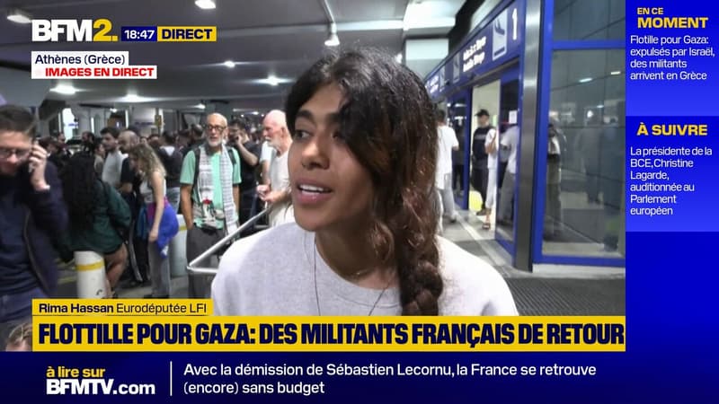 De retour en Europe, Rima Hassan dénonce des violences subies lors de son interpellation en Israël