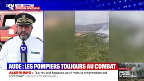 Incendie dans l'Aude: le feu "est en voie de canalisation", explique Rémi Recio, sous-préfet de Narbonne