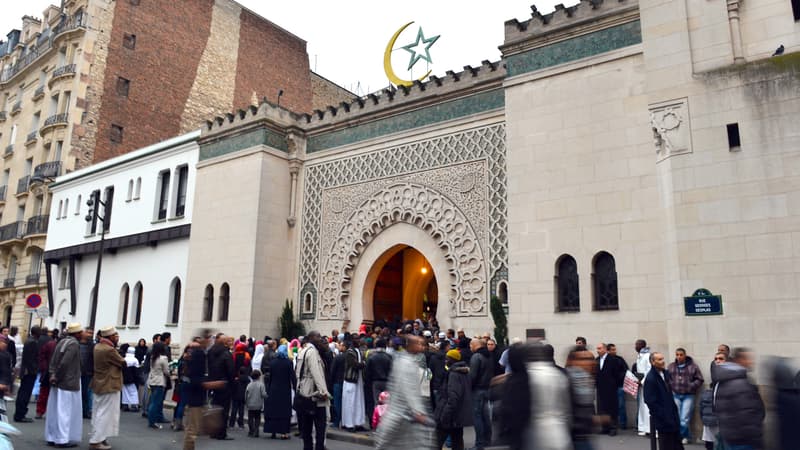 L'entrée de la Grande mosquée de Paris.