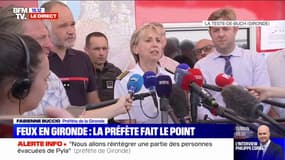 Fabienne Buccio, préfète de la Gironde: "On va réintégrer une partie des personnes évacuées du Pilat"