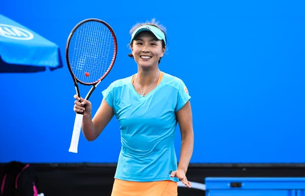 Peng Shuai souriante en 2017