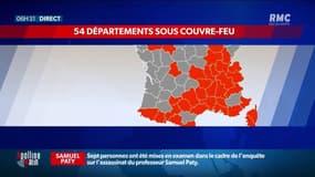 À l'ouest (presque) rien de nouveau, le sud-est très concerné: que nous dit la carte de France du couvre-feu?