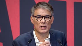 Olivier Faure, lors des journées d'été du PS à Blois, le 31 août 2024