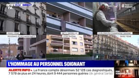 L'hommage au personnel soignant - 30/03