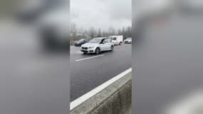 Un véhicule pris dans une fusillade sur l'autoroute A41 le 12 mars 2025