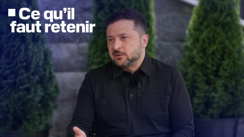 Défense européenne, Vladimir Poutine, 14-Juillet... Ce qu'il faut retenir de l'interview exclusive de Volodymyr Zelensky à BFMTV