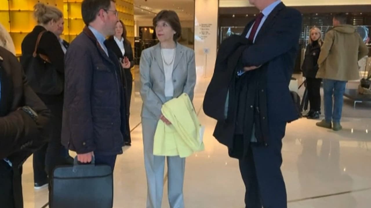 La ministre des Affaires étrangères Catherine Colonna est arrivée à Kiev, en Ukraine, le 30 mai 2022