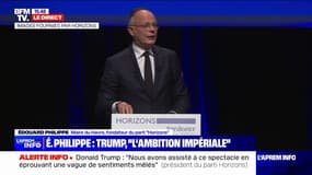 Pour Edouard Philippe, le retour de Donald Trump "est la victoire de l'ambition impériale"