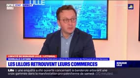 Réouvertures: il y avait du monde "comme un samedi de juin" à Lille explique le Président de la Fédération Lilloise du Commerce de l'Artisanat et des Services