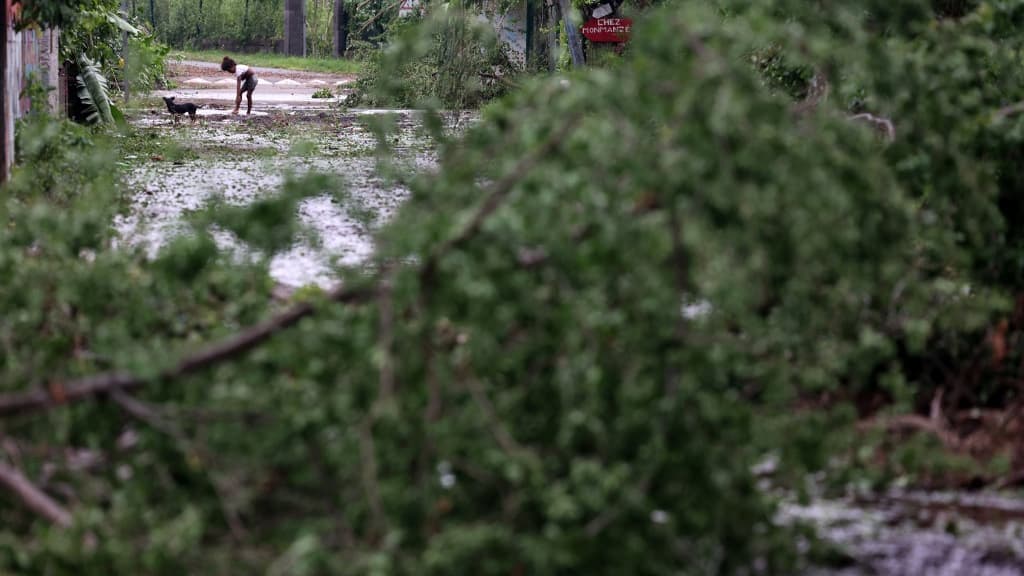 Les images des dégâts sur cyclone Belal sur l'île de La Réunion, le 15 janvier 2024