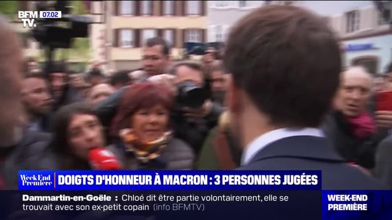 3 personnes jugées pour avoir insulté et fait des doigts d'honneur à Emmanuel Macron lors de sa visite en Alsace