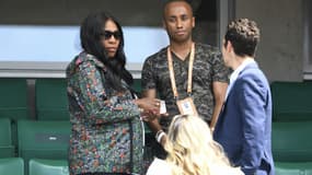 Serena Williams enceinte, le 31 mai 2017 à Roland Garros