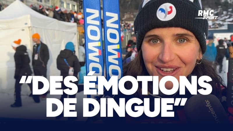 Biathlon (Grand Bornand) : "Des émotions de dingue" savoure Julia Simon, deuxième de la poursuite