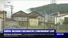 Ariège: l'incendie a été circonscrit dans une usine de métallurgie et le confinement levé