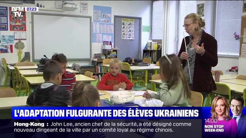 Élèves ukrainiens en France: une adaptation fulgurante