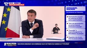 Emmanuel Macron affirme n'avoir "aucun regret" d'avoir défendu "la présomption d'innocence" de Gérard Depardieu
