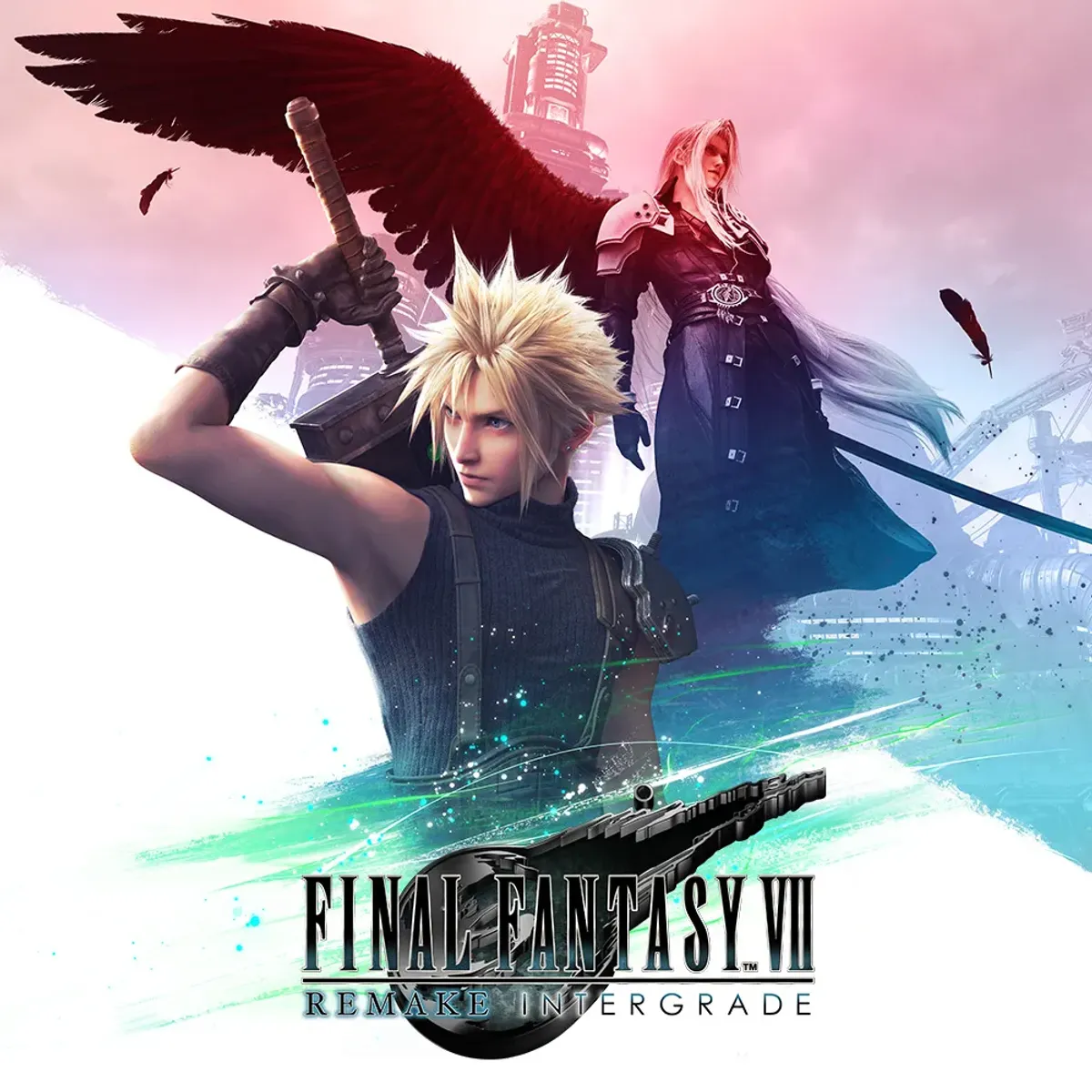 Cloud Strife et ses compagnons dans une scène épique de Final Fantasy VII Remake