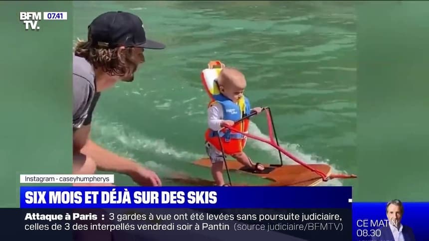 Aux Etats Unis La Surprenante Video D Un Bebe De Six Mois Faisant Du Ski Nautique