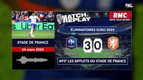 France - Pays-Bas : 49'3" soudain les sifflets au Stade de France (avec le direct RMC)