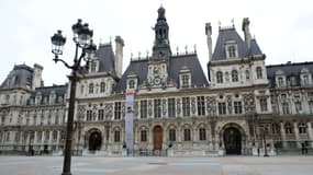 L'Hôtel de ville de Paris.