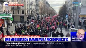 Nice: importante mobilisation ce jeudi contre la réforme des retraites