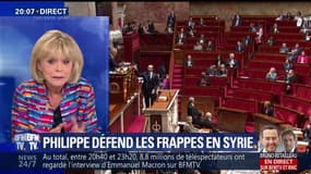 A l'Assemblée nationale, Edouard Philippe défend les frappes en Syrie