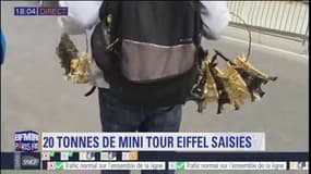 Paris: 20 tonnes de Tour Eiffel miniatures saisies 