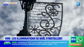 Vire: les illuminations de Noël s'installent