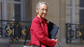 La Première ministre Elisabeth Borne le 13 juillet 2022 à l'Elysée.