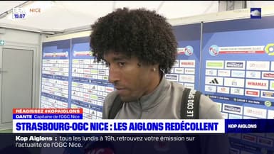 OGC Nice-Strasbourg: la réaction de Dante après son premier but cette saison