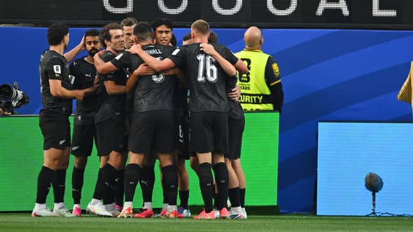 Les joueurs de la Nouvelle-Zélande ont ouvert le score pour leur premier match à la Coupe du monde 2026, 16 juin 2026