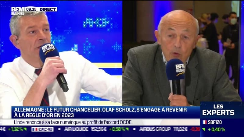 Les Experts : Le futur chancelier allemand, Olaf Scholz, s'engage à revenir à la règle d'or en 2023 - 25/11