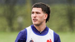 Nicolas Depoortere à l'entraînement avec l'équipe de France