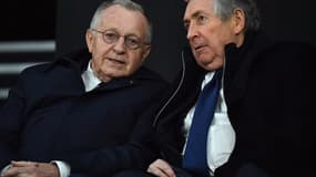 Jean-Michel Aulas et Gérard Houllier (OL)