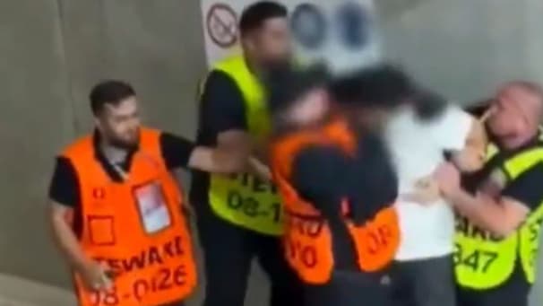 Un supporter portugais agressé par des stadiers lors de Portugal-Slovénie à l'Euro, le 01/07/2024