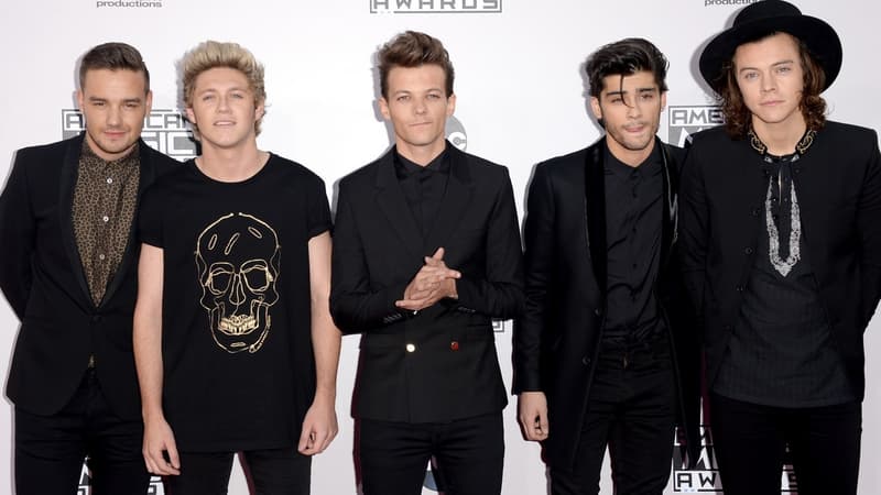 Le groupe One Direction lors des American Music Awards en novembre 2014