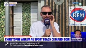 Marseille: le chanteur Christophe Willem au Sport Beach ce mardi soir